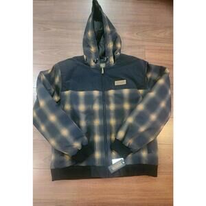 Pendleton Journey West Black Blue Hooded Jacket XL,